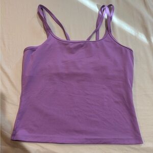 Women's Strappy Purple Tank Top